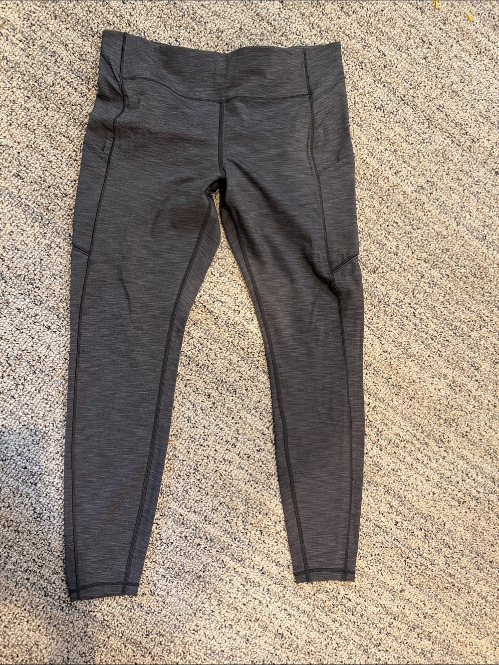 lululemon athletica Charcoal Heather Performance Leggings